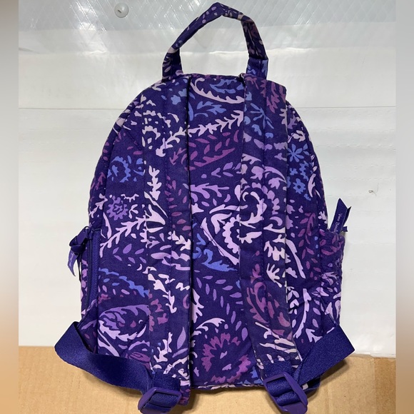 Vera Bradley small purple backpack - Picture 3 of 5